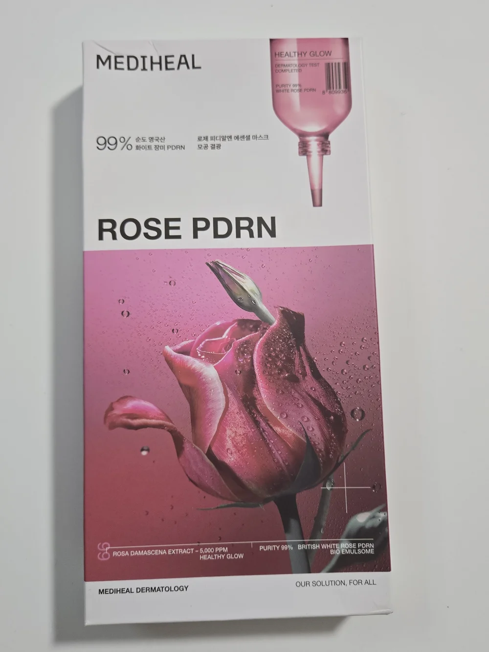 Mediheal Rose PDRN Hydrating Face Mask — Pink